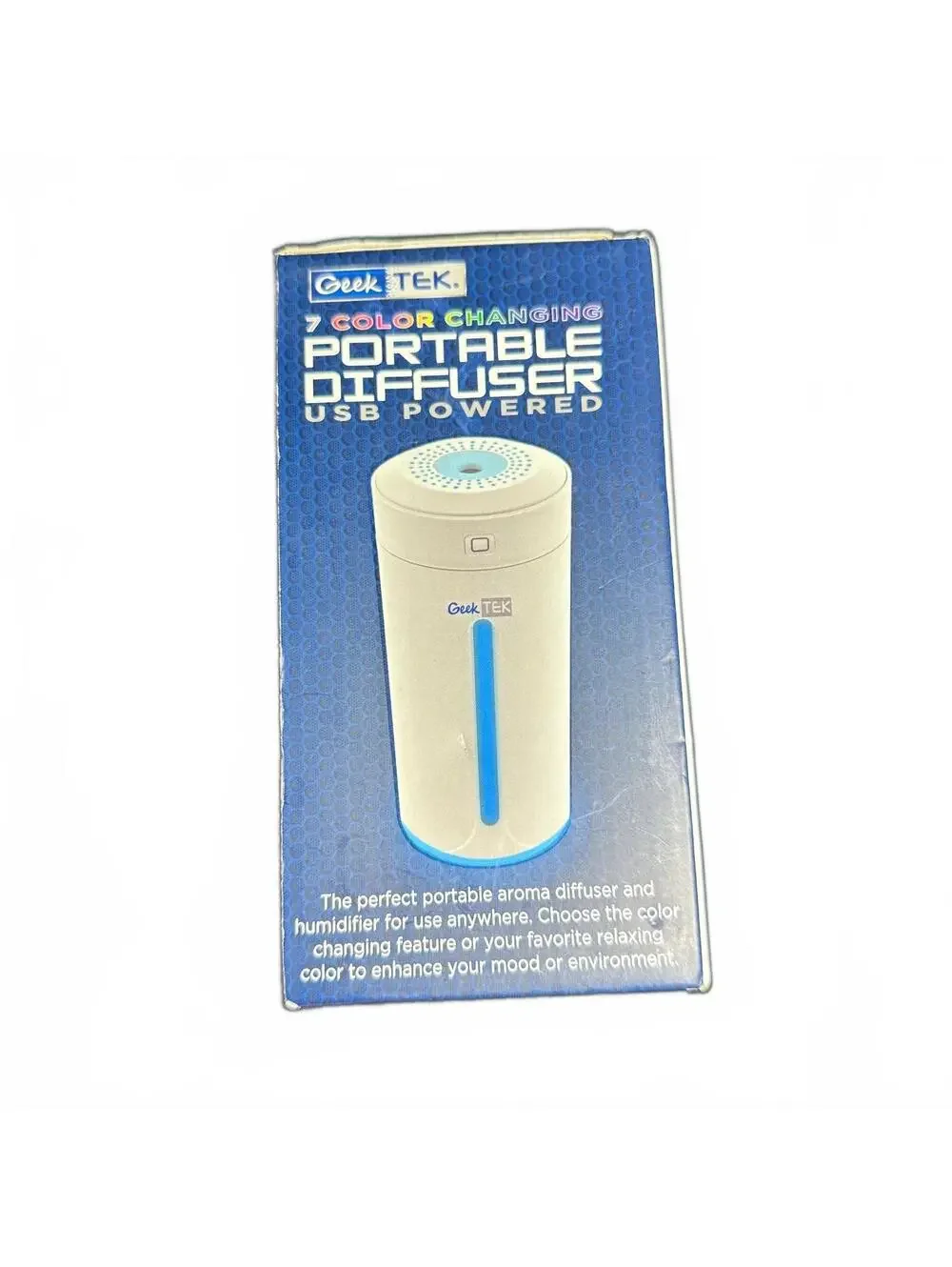 Geek TEK 7 Color Changing Portable Diffuser USB Powered